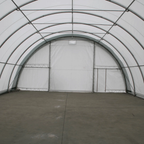 Single Truss Arch Storage Shelter W30'xL65'xH15' 11oz PE