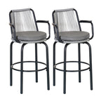 Outdoor Patio Bar Stools Set of 2