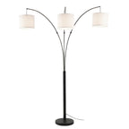 Royal 3-Arm Metal Arc Floor Lamp