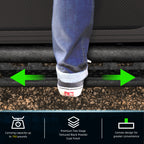 Heavy-Duty Steel Dual Stair Running Boards for Dodge Ram