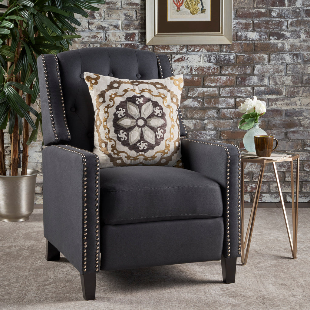 Classic Dark Recliner Chair