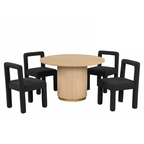 Modern Dining Chair Set of 2, Boucle Upholstered