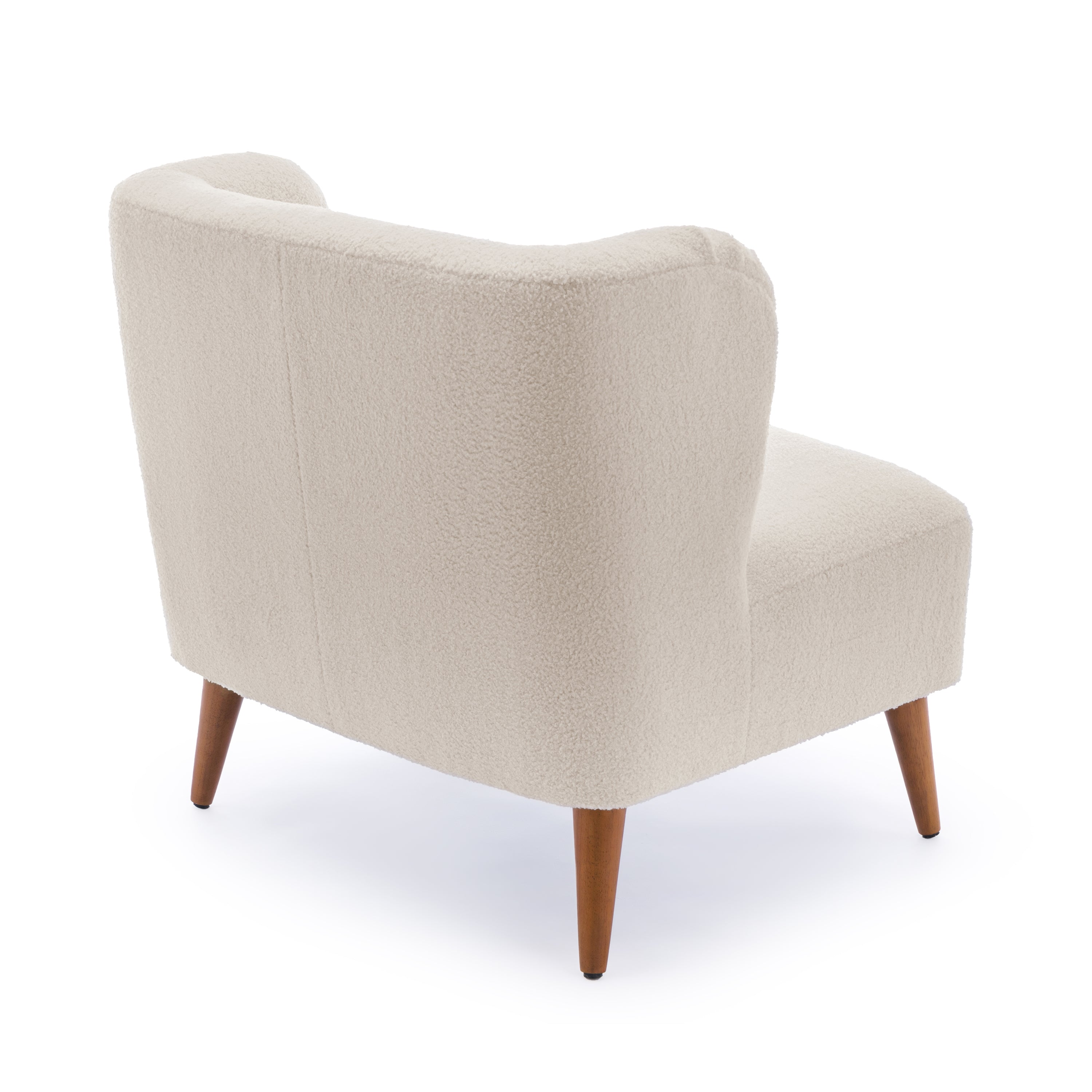 Veda Boucle Accent Chair - Milky