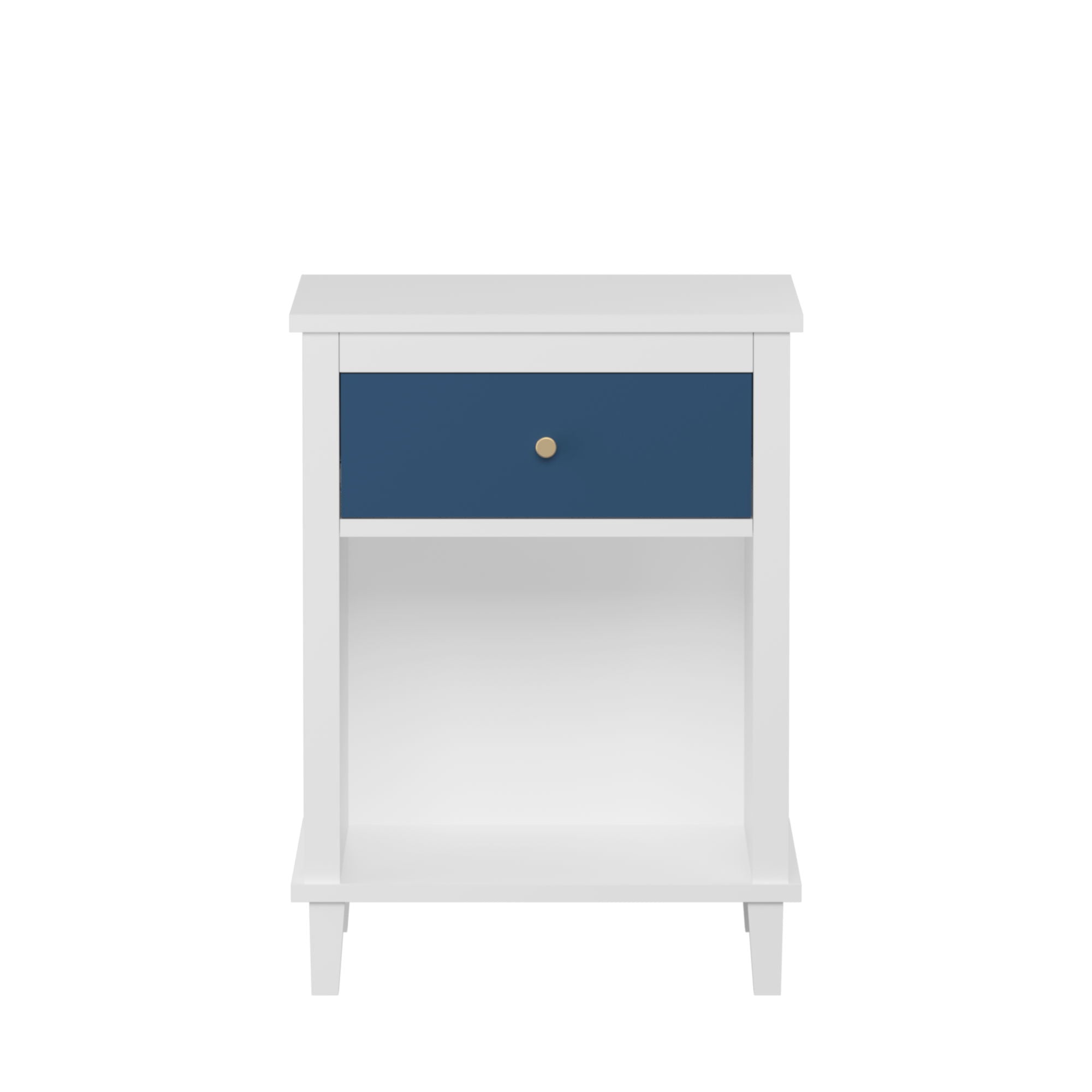 Nightstand With 1 Drawer and 1 Shelf