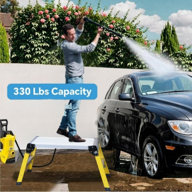 Aluminum Step Ladder Heavy Duty Foldable Platform
