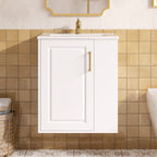 20" Wall Mounted Bathroom Cabinet with Sink Combo