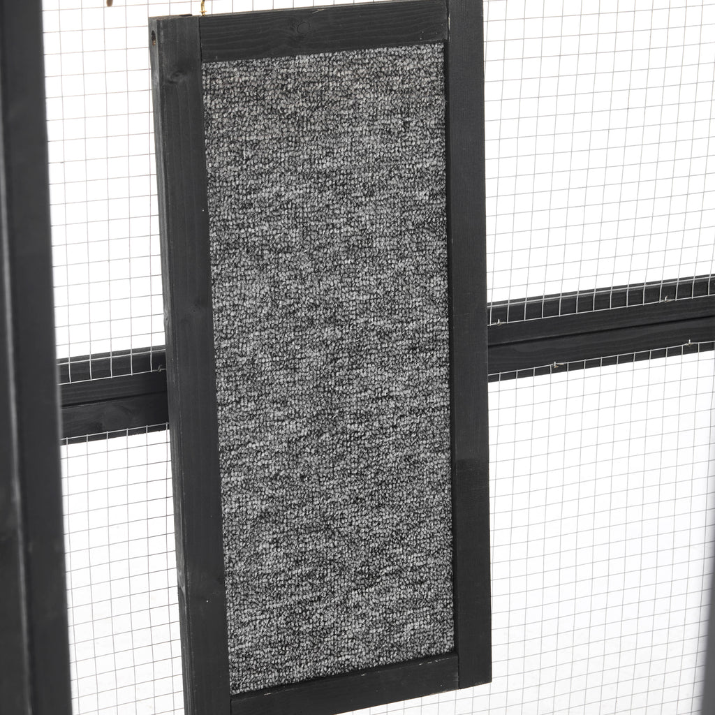 Outdoor Cat House with Double Entry Doors