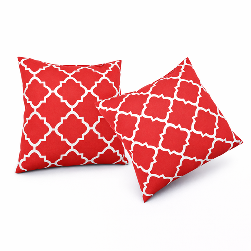 2 Pack Outdoor Throw Pillows, Waterproof & Fade-Resistant