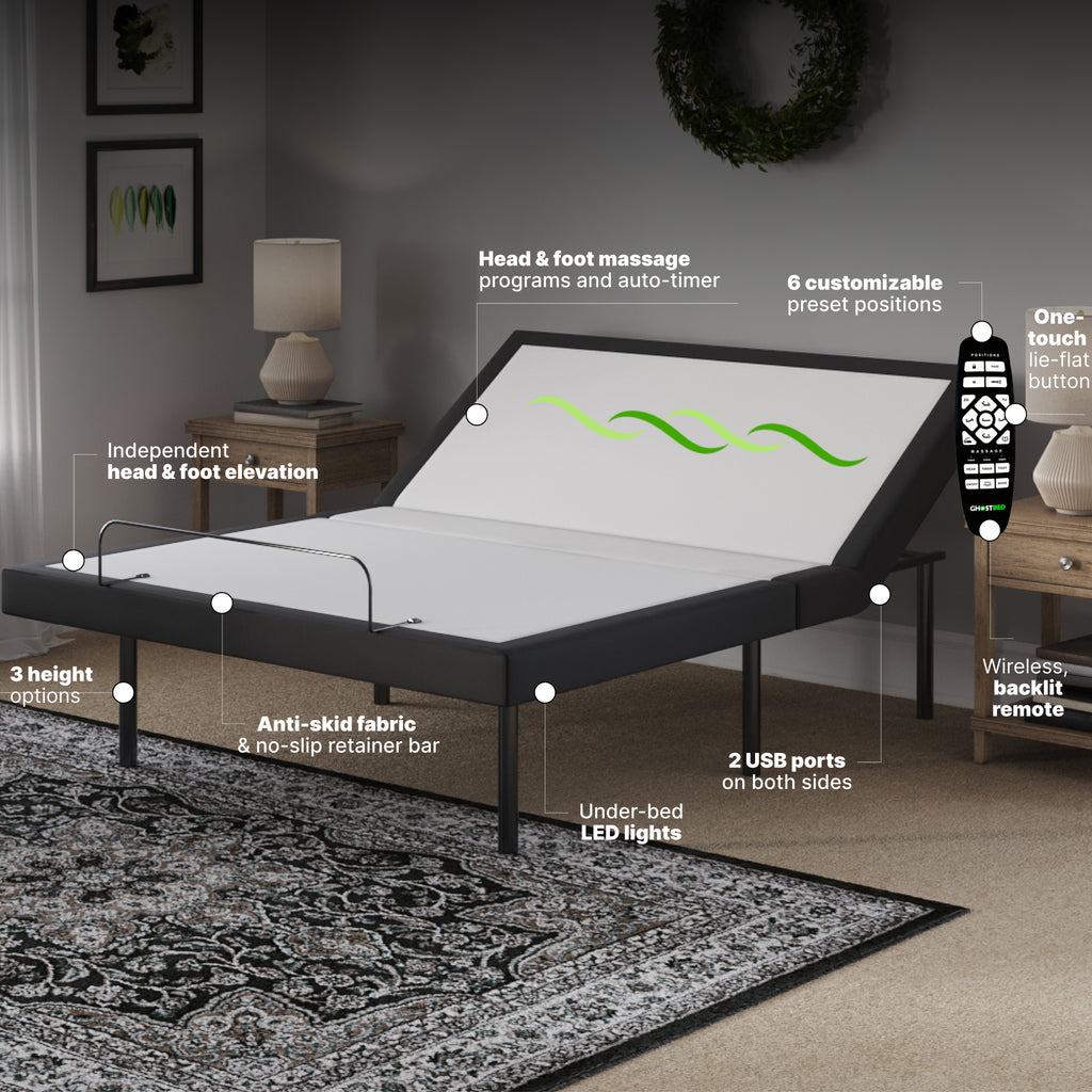 GhostBed Adjustable Base - Twin XL