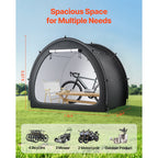Outdoor Bike Storage Tent – Fan-Shaped & Waterproof for 4 to 5 Bikes