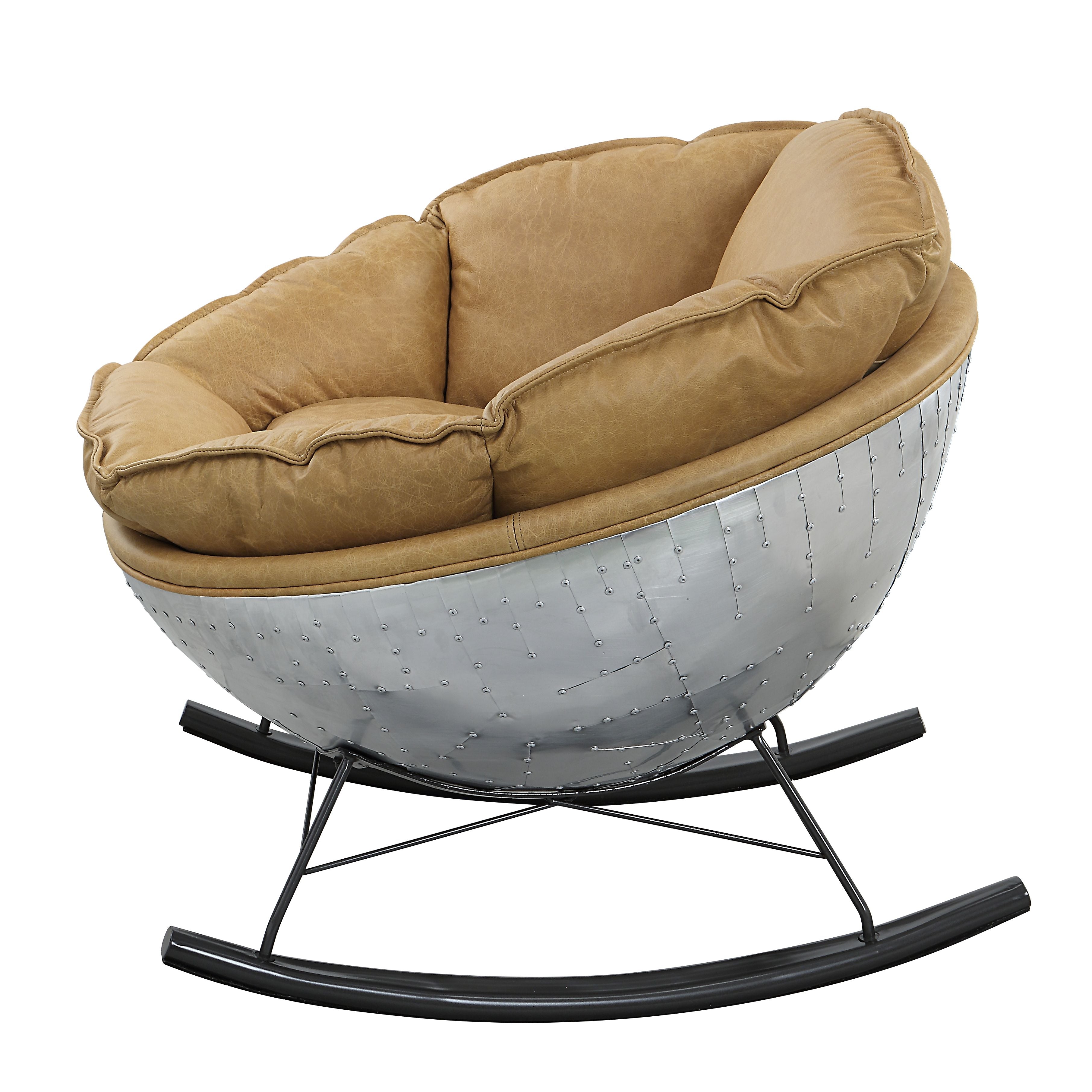Pippin Morocco Top Grain Leather Rocking Chair