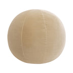 Luna 12" Round Sphere Accent Ball Throw Pillow, Fawn