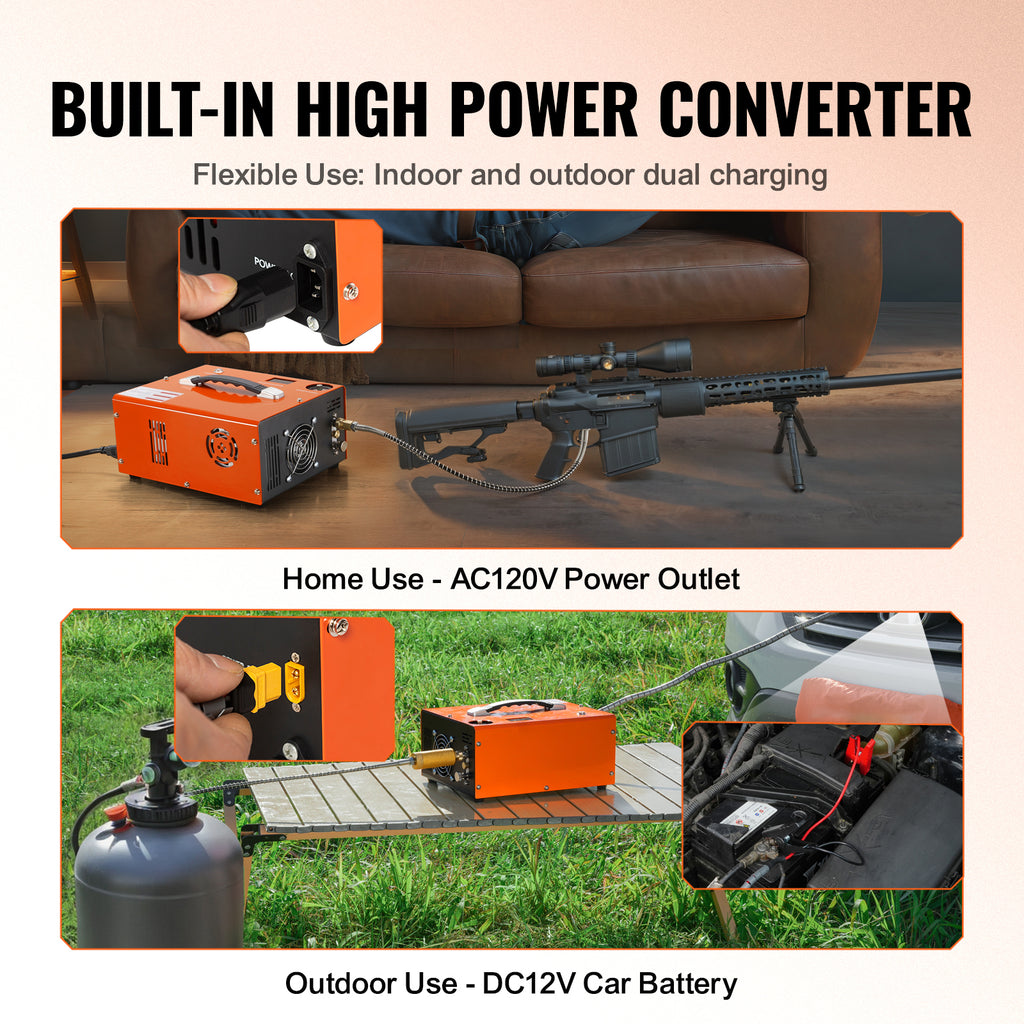 VEVOR PCP Air Compressor - 4500PSI Portable Pump