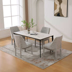 21.46" Wide Modern Minimalist Dining Chair Set of 4