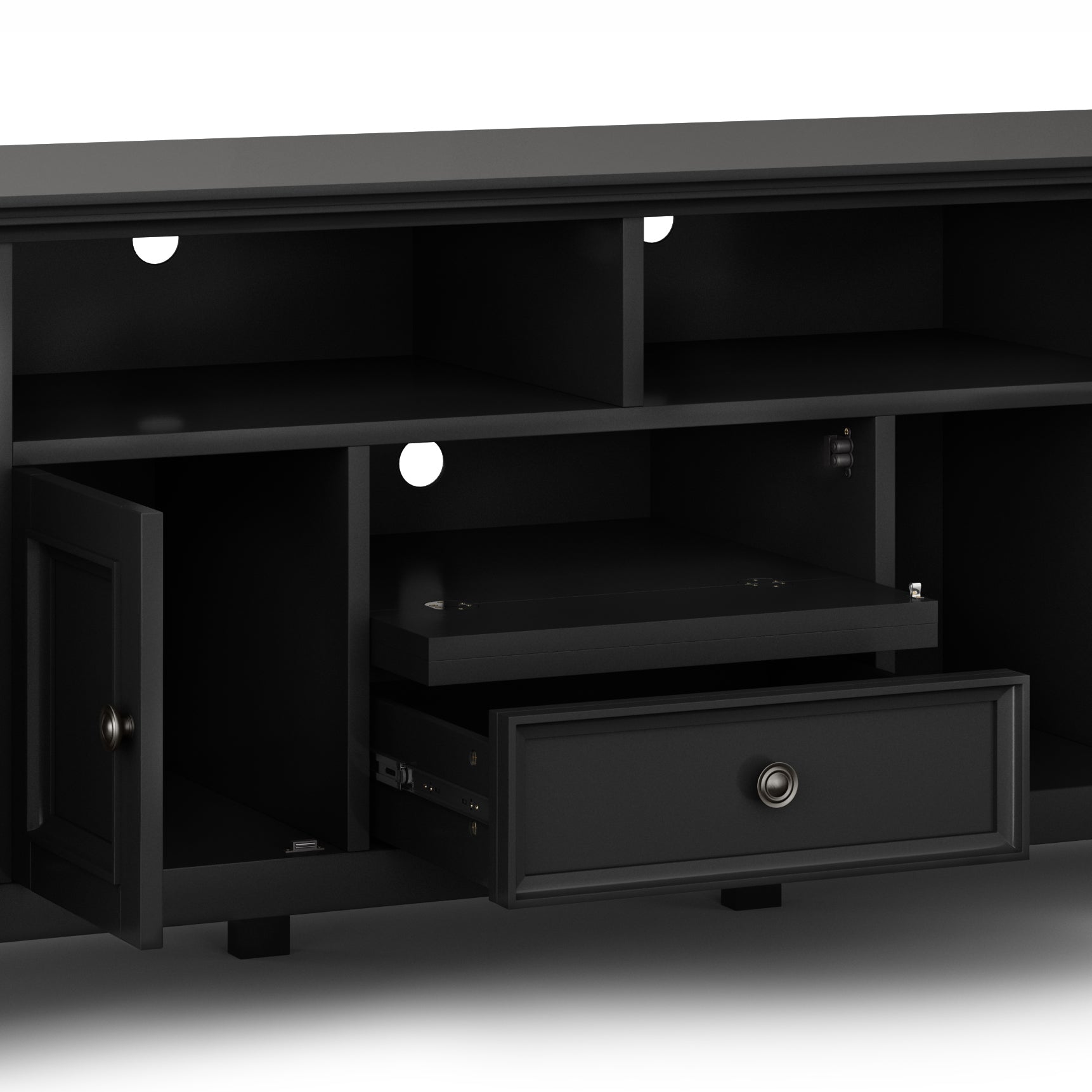 Amherst 72 Inch Wide Solid Wood TV Stand