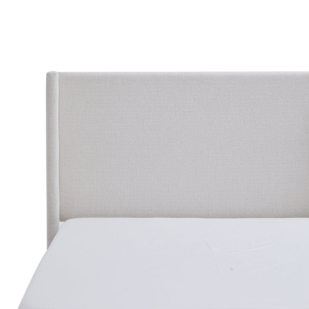 Hale Upholstered Wingback Bed - Queen Size