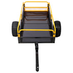 Heavy-Duty Tow-Behind Dump Cart 1000 lbs Load Capacity