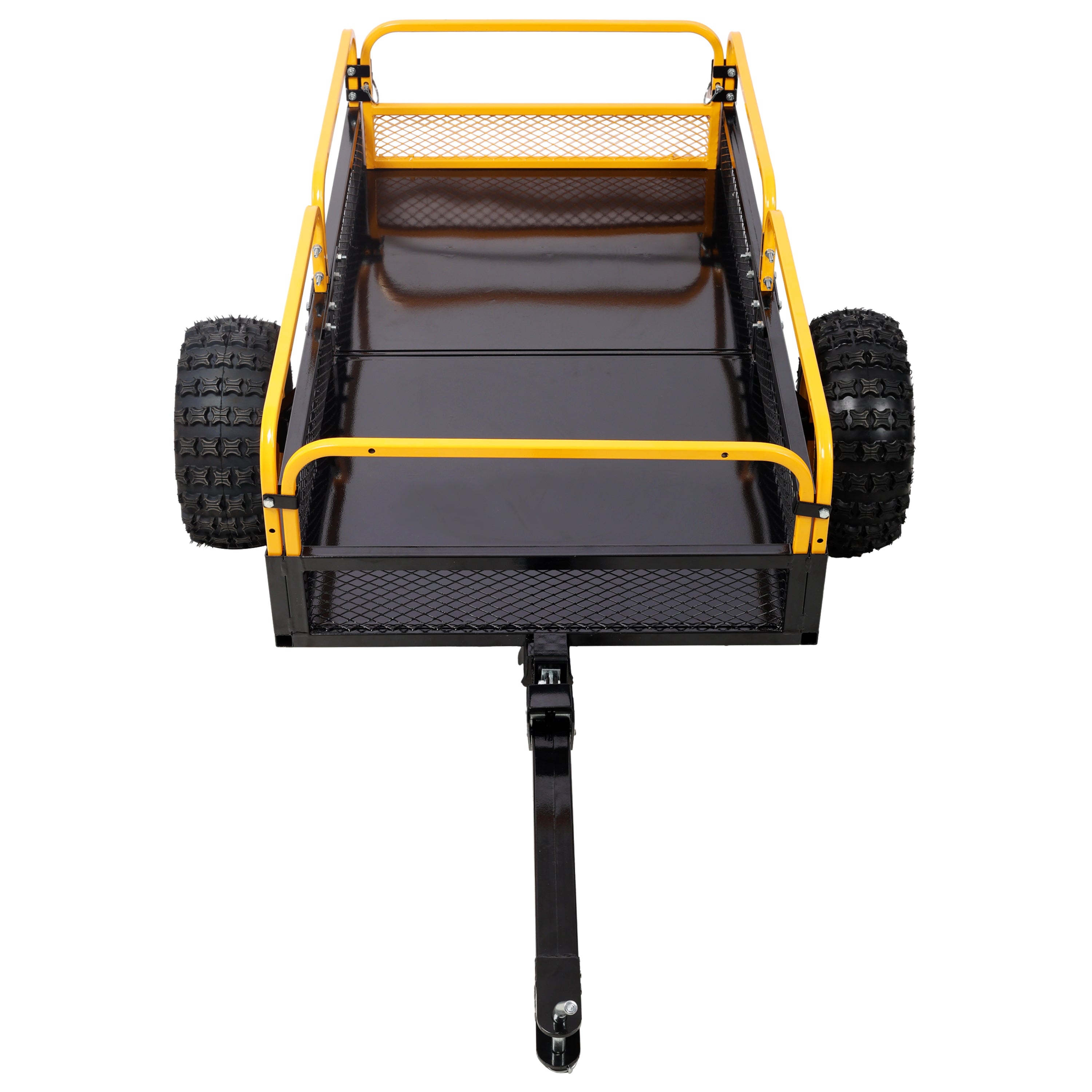 Heavy-Duty Tow-Behind Dump Cart 1000 lbs Load Capacity