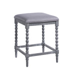 Set of 2 26'' Counter Stools with Upholstered Seat