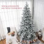 Festive Christmas Decor Artificial Flocked Christmas Tree
