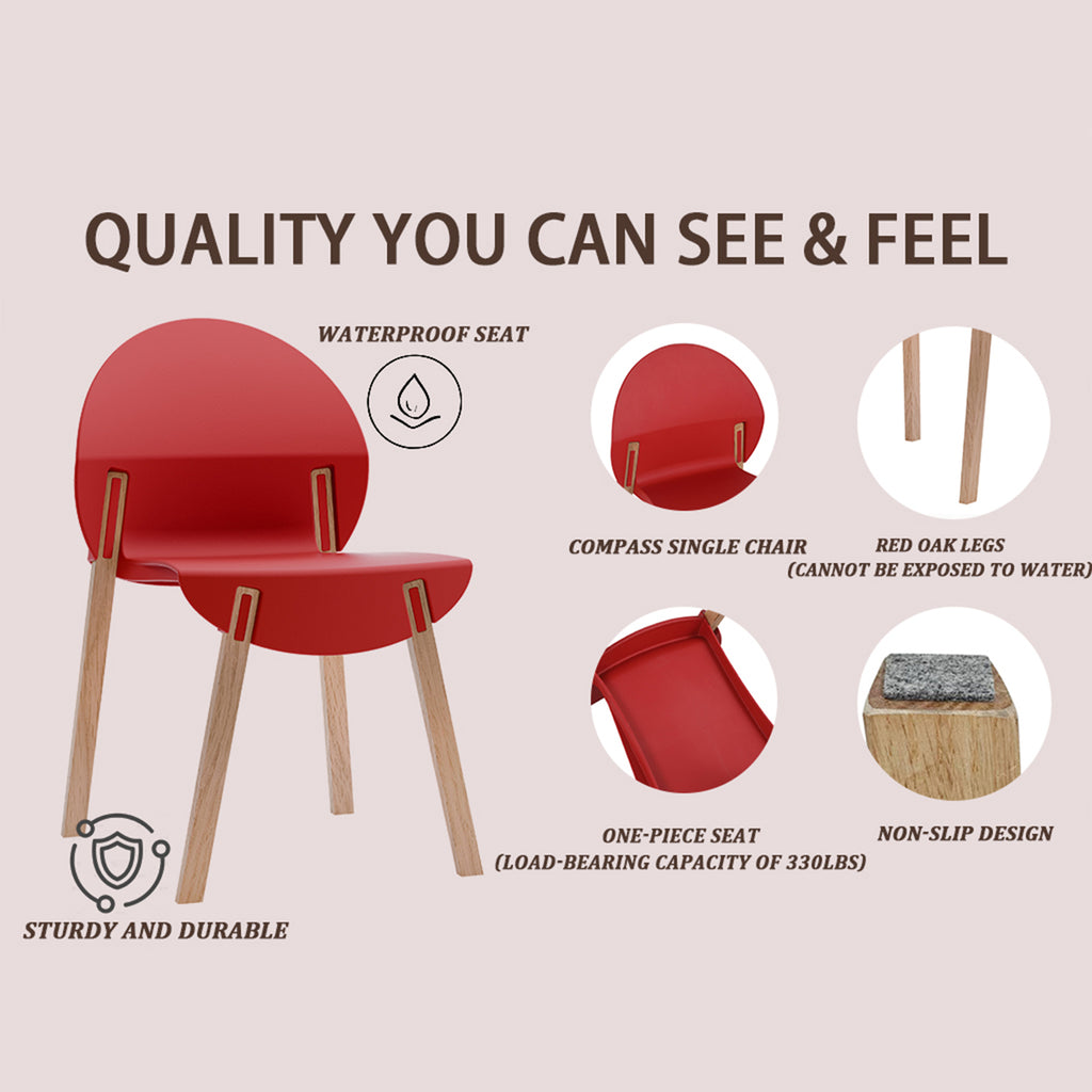 Summer 4-Pack Crimson Patio Furniture Set