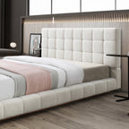Hudson Upholstered Platform Bed Frame