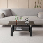 Tempered Black Glass Coffee Table