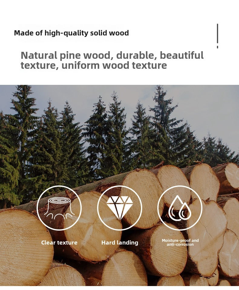 Solid Wood Coat Rack