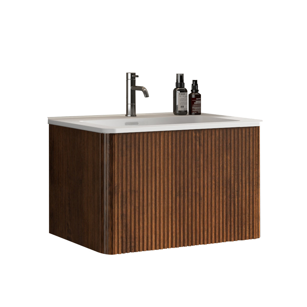 Etna 24" Striped Floating Bathroom Vanity