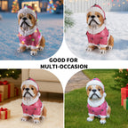 Christmas Pug Statue, Holiday Dog Figurine
