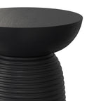 Boyd 13 Inch Ribbed Accent Table