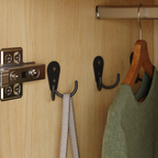 4 Doors Wardrobe Closet with Mirror, LED Wardrobe with Doors