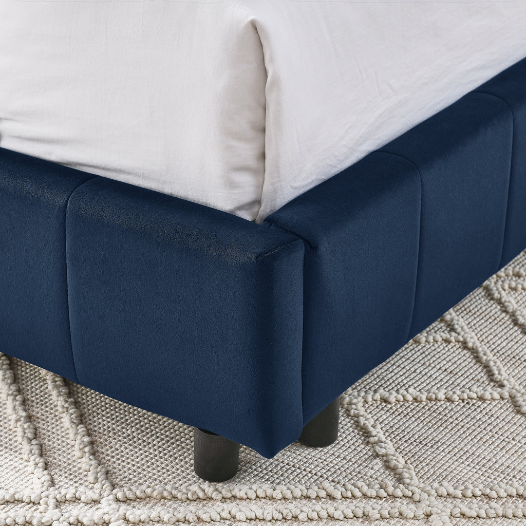 Full Size Upholstered Tufted Bed Frame