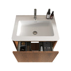 Etna 24" Striped Floating Bathroom Vanity