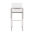 30" Contemporary High Back Barstool Set of Three