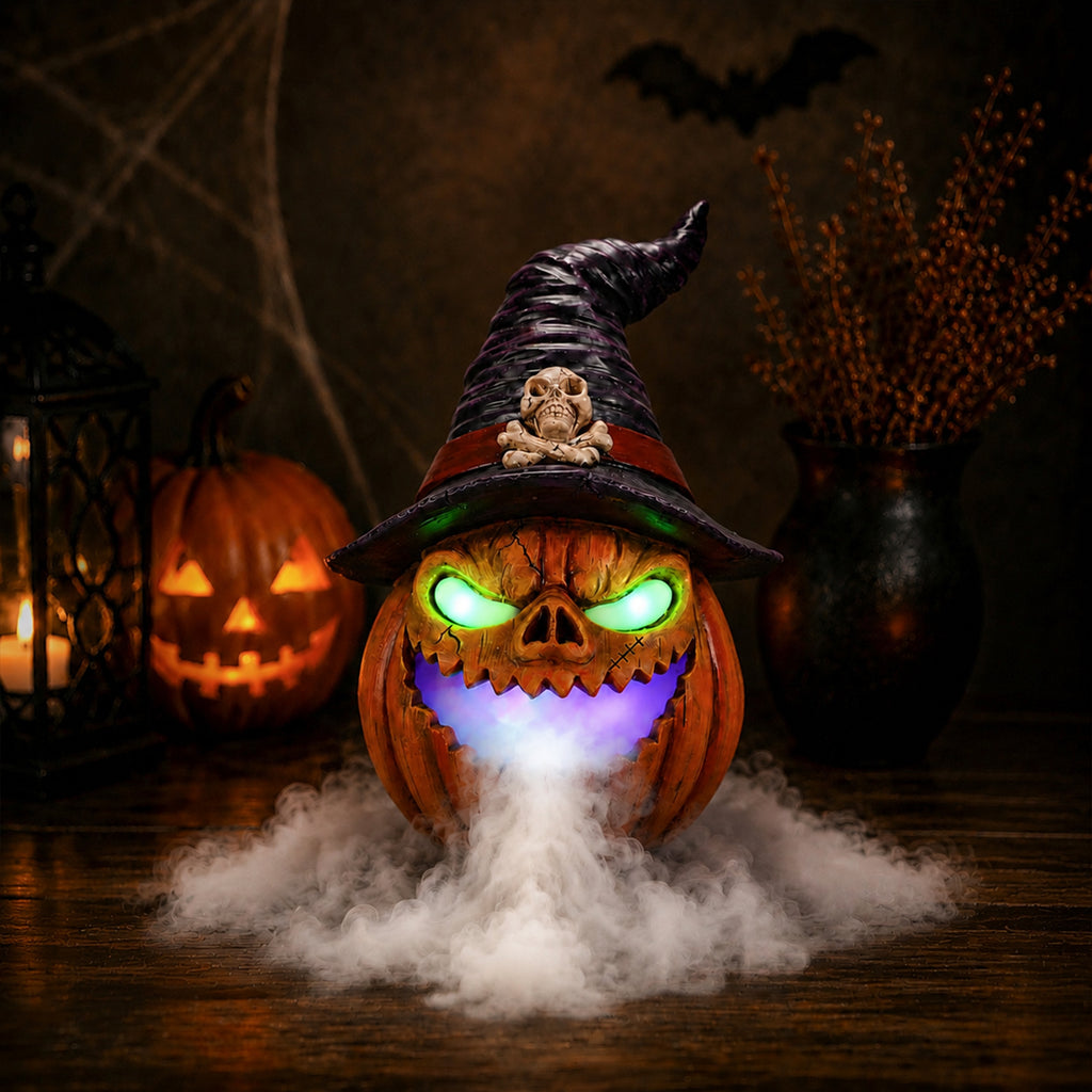 Halloween Jack-O'-Lantern Pumpkin Mist Maker Ornament