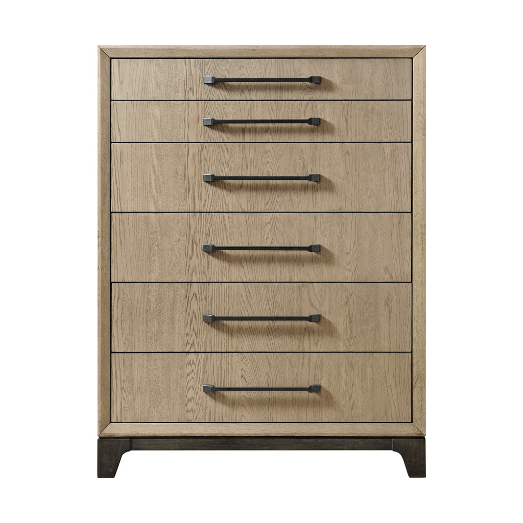 Caramel and Cocoa 6-Drawer Chest