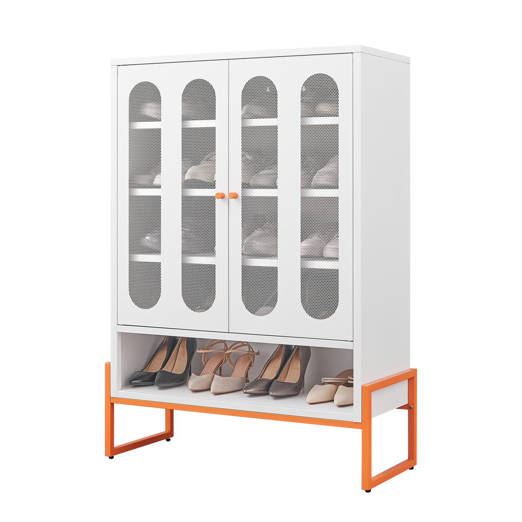 Modern Minimalist Double Door Shoe Cabinet