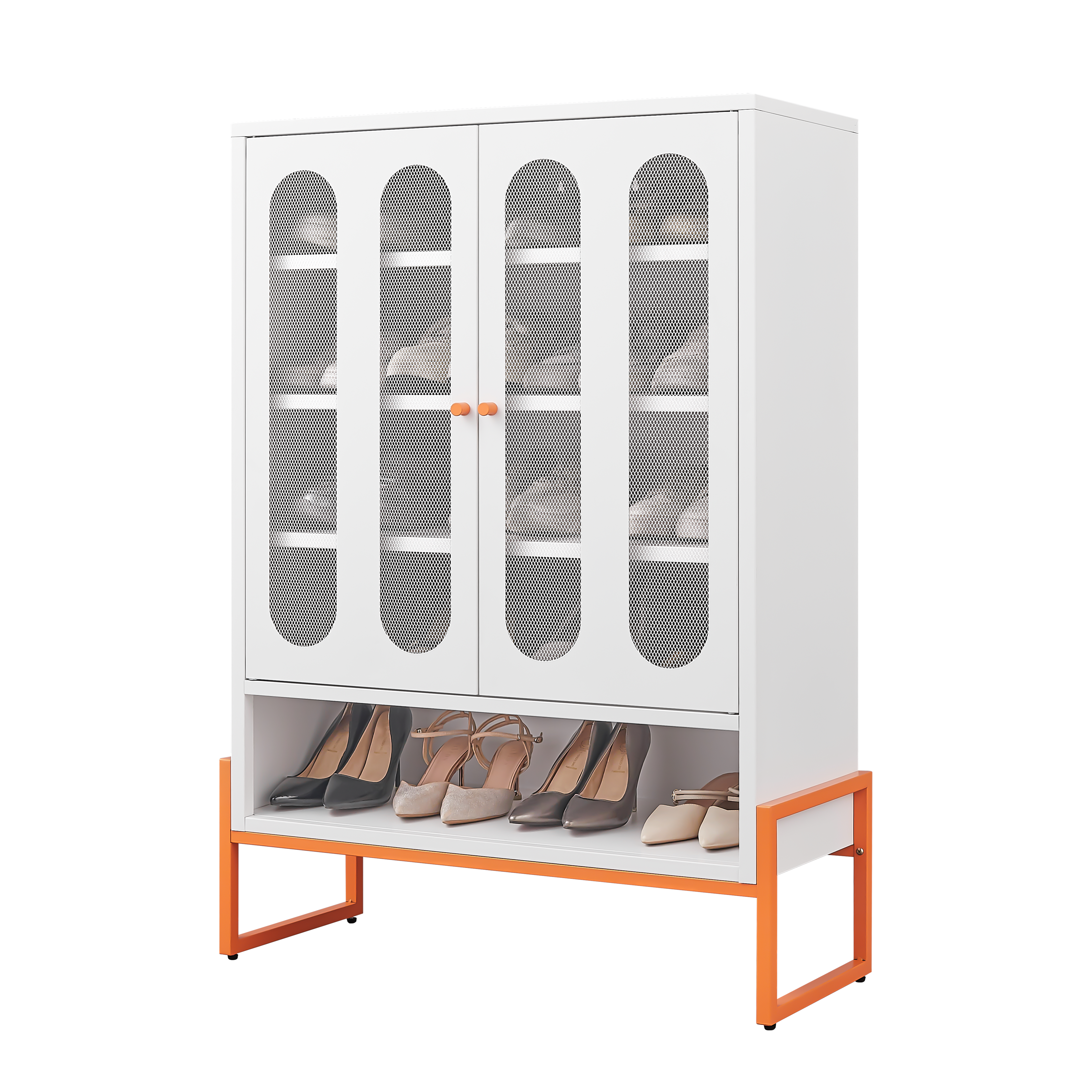 Modern Minimalist Double Door Shoe Cabinet