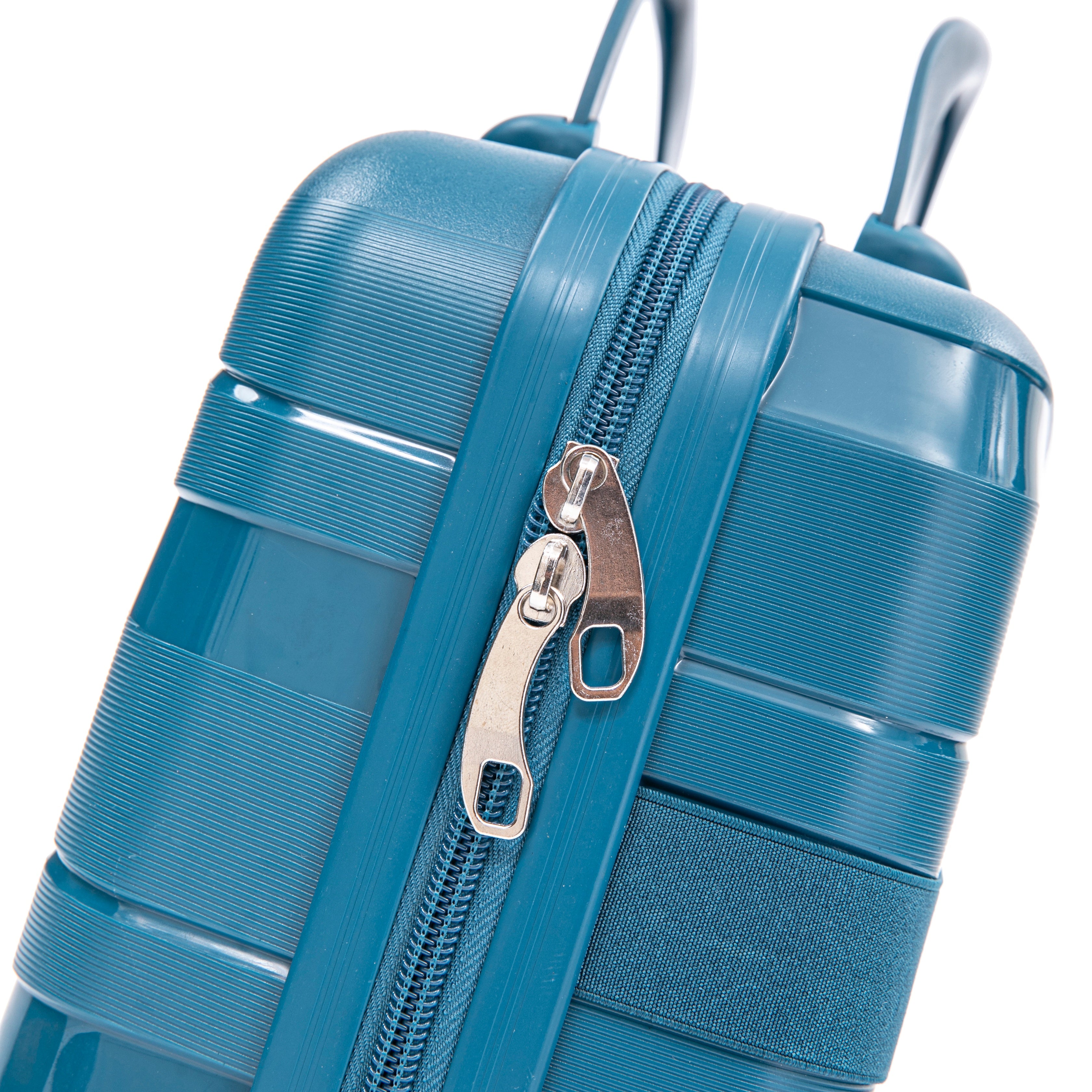 4-Piece Spinner Wheel Luggage Set with 14" Cosmetic Case