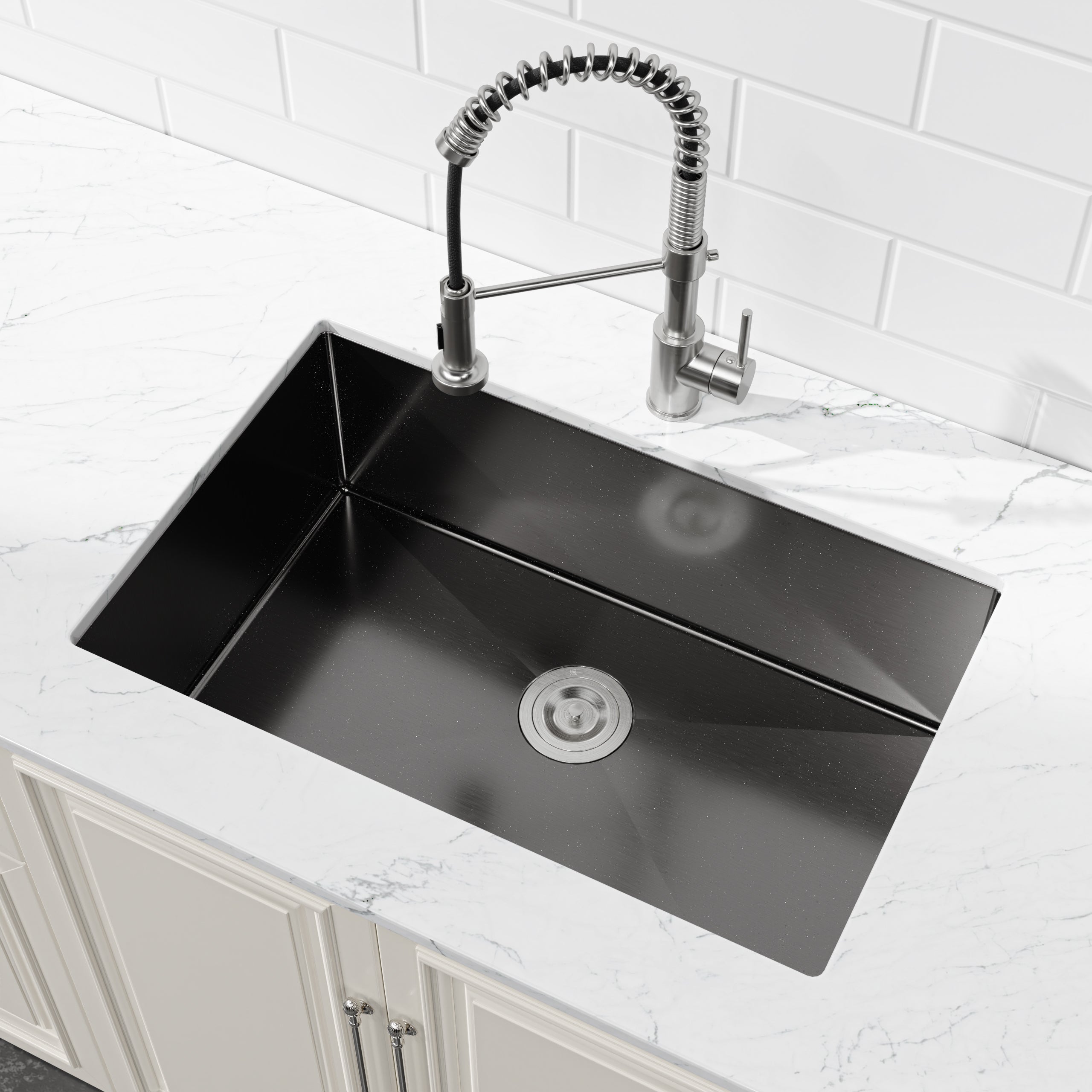 Stainless Steel Kitchen Sink - 30"x19" Single Bowl Undermount