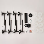 8-Light Frosted Glass Farmhouse Chandelier