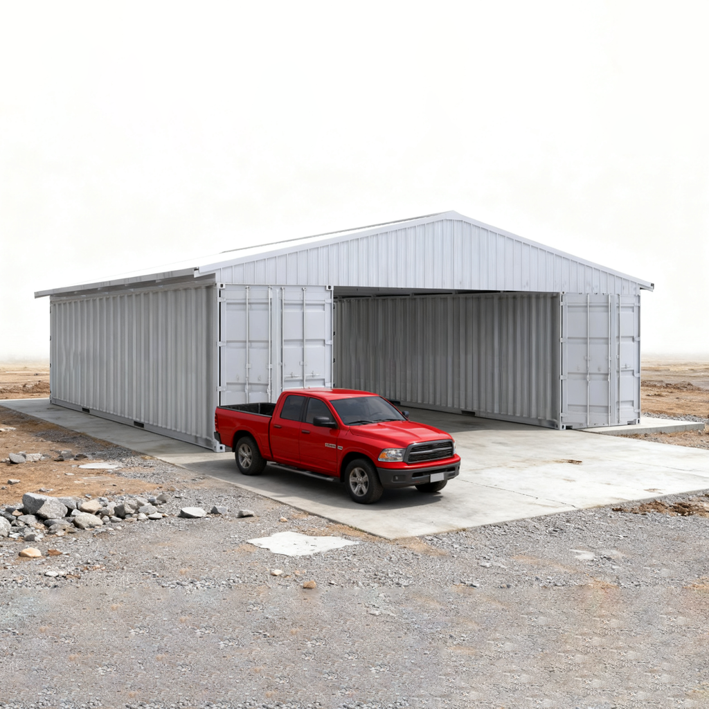 40FT x 36FT Container Roof Kit – Heavy-Duty Steel Shelter