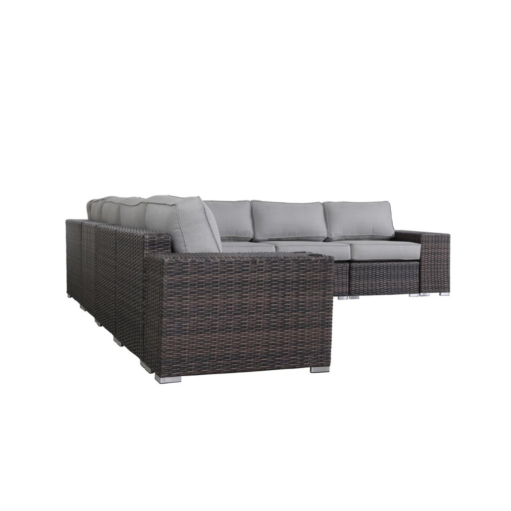 Complete Outdoor Lounge Set with Cushions – No Assembly Required