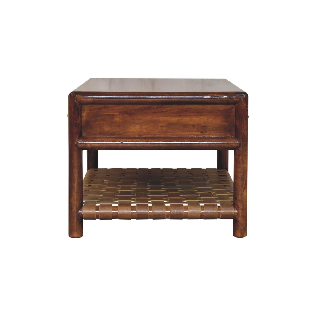 Regency Woven Console Table with 4 Drawers
