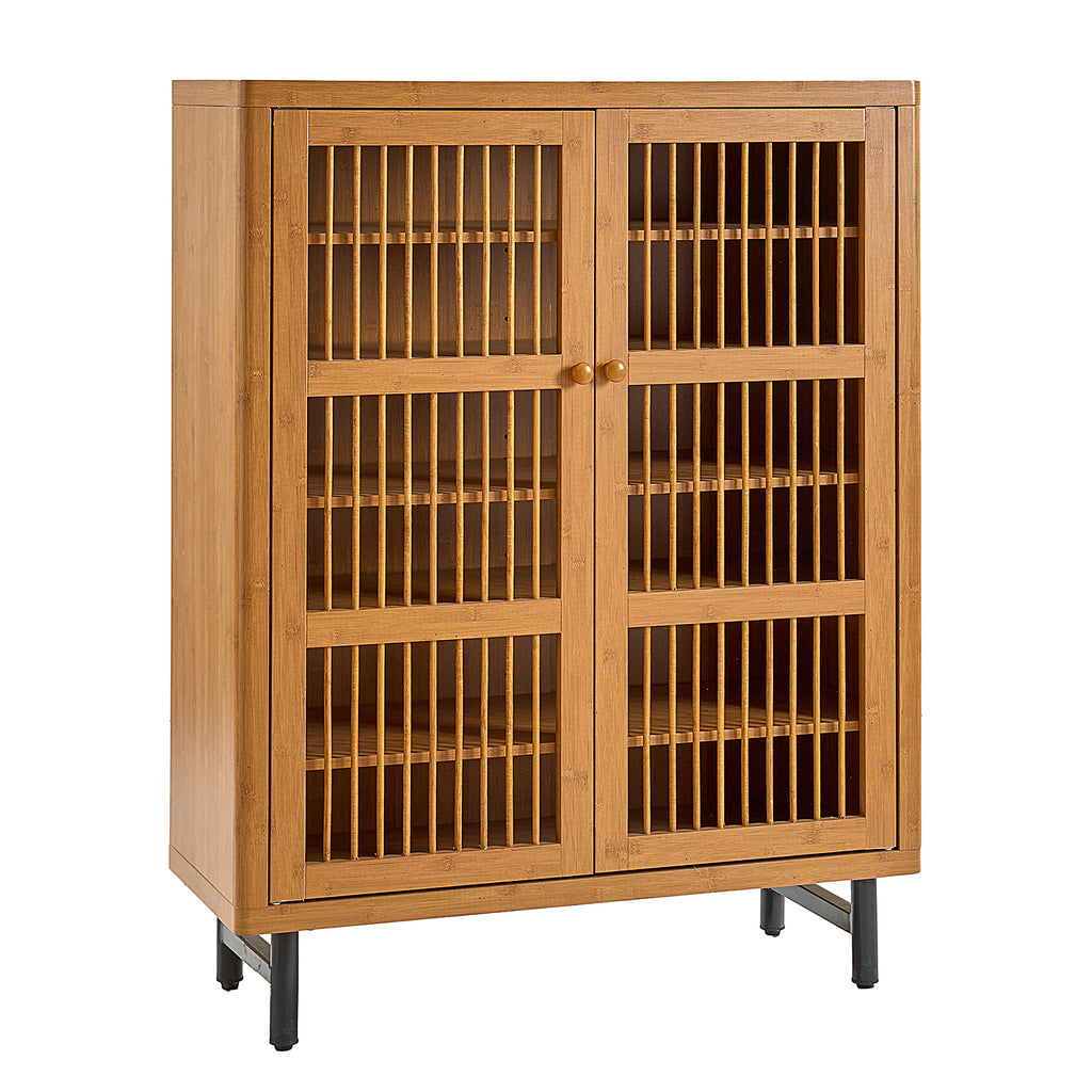 Shoe Cabinet with Shutter Doors