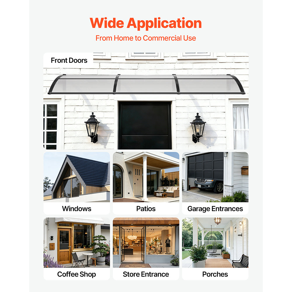 Polycarbonate Door Awnings
