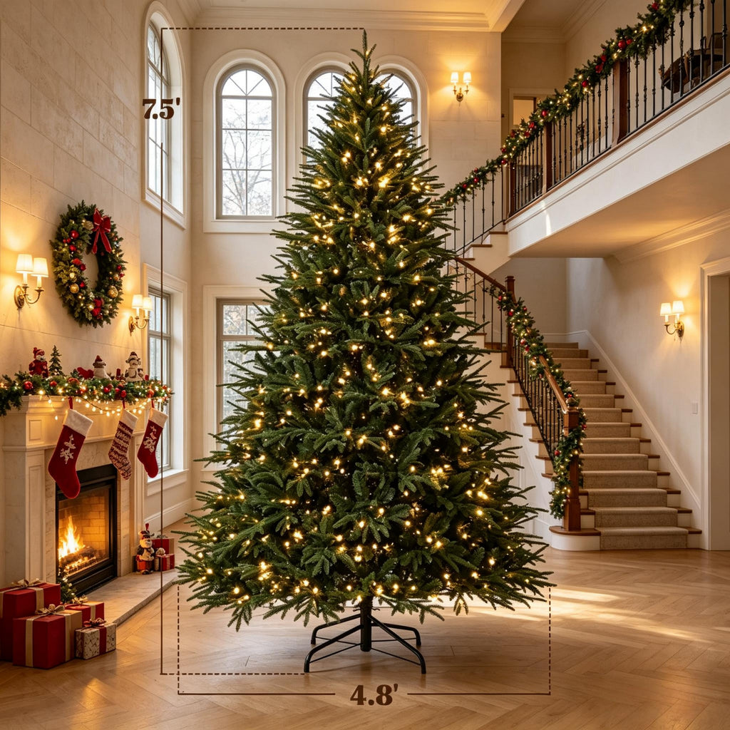 Festive Easy-Setup Artificial Christmas Tree