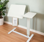 Mobile Overbed Bedside Desk with Height Adjustment