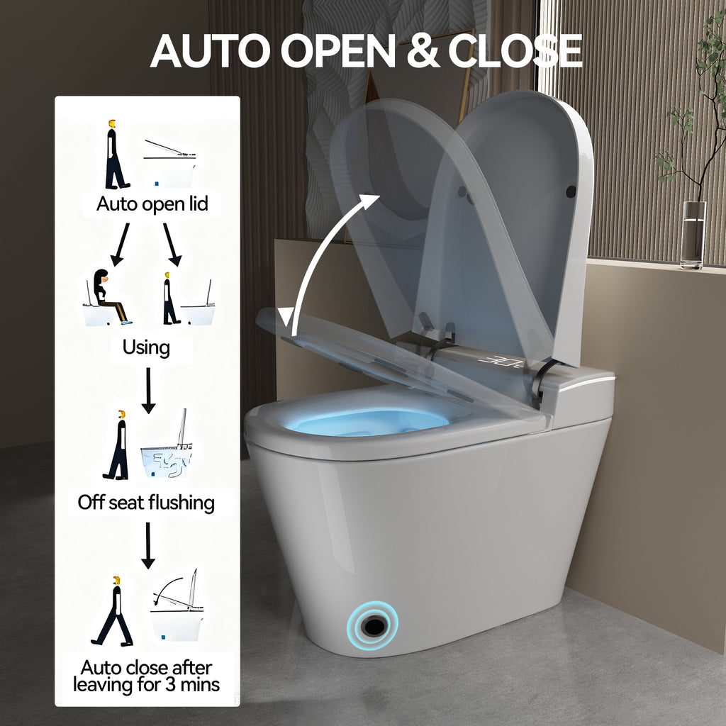 Unique Smart Toilet with Integrated Bidet